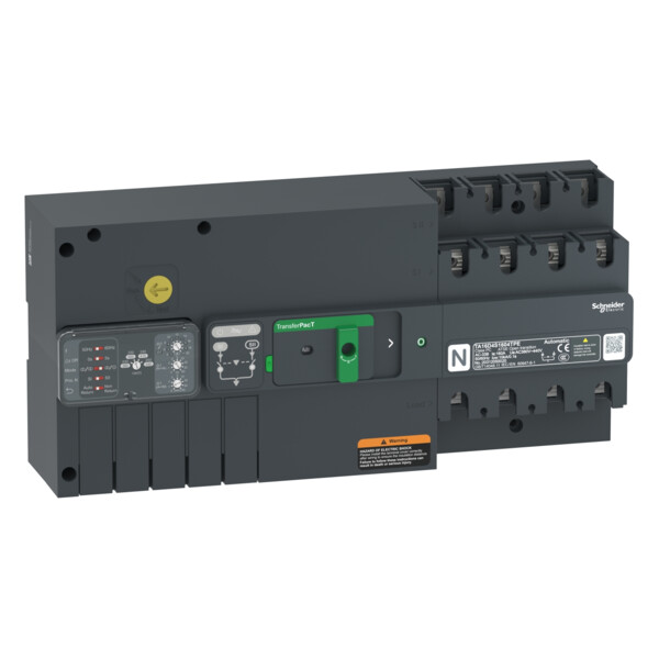 Transferpact ta160 - inverseur de sources - commutateurs - 80a - 4p - 400vca - Schneider Electric - TA16D4S0804TPE