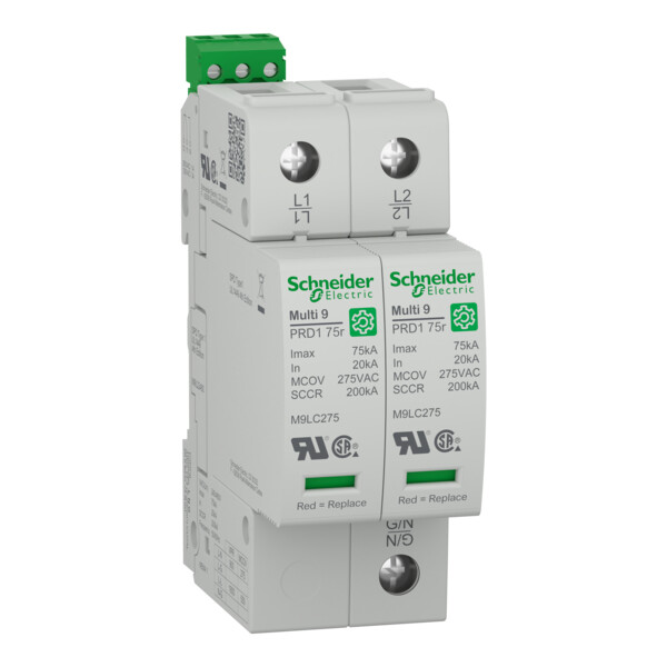 Multi 9 prd1 75r 2p t1 240/480v parafoudre debro ul1449 - Schneider Electric - M9L22480