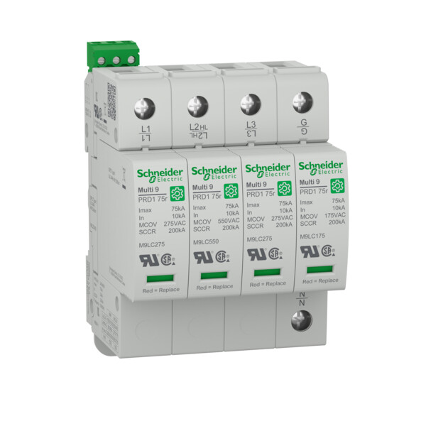 Multi 9 prd1 75r 4p t1 240/480v parafoudre debro ul1449 - Schneider Electric - M9L27480