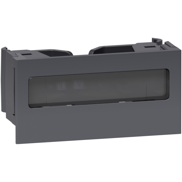 Optiline 45 - clip de verrouillage pour goulotte - porte etiquette - anthracite - Schneider Electric - ISM10921