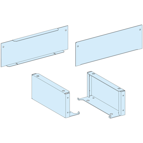 Prismaset g active - rehausse socle de gaine - l300 - h100-peint. ral spé - Schneider Electric - LVS08807AX
