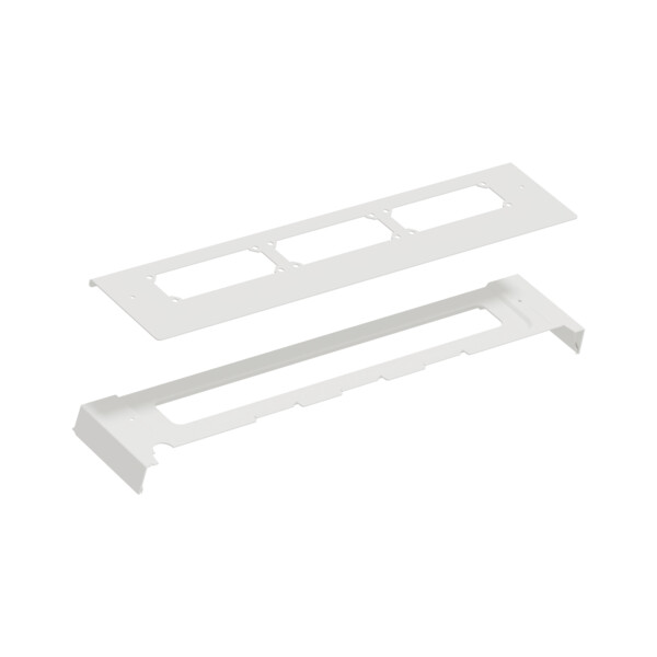 Prismaset g active - plaque passe-câble découpée sur toit bandeau vert - l850 - Schneider Electric - LVS08855