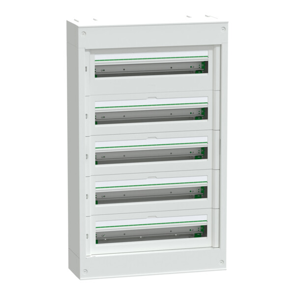 Prismaset s - coffret saillie plastique & métal 5 rangées 24 modules - Schneider Electric - LVSST524