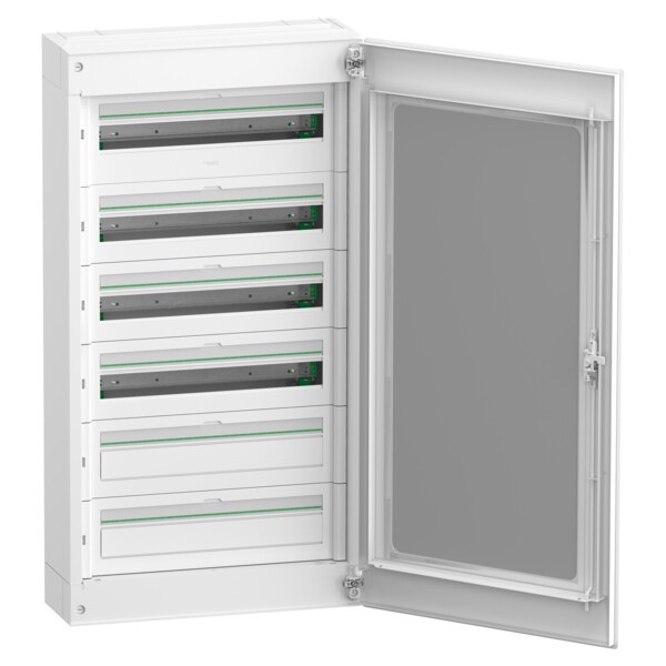 Prismaset s - coffret saillie plastique & métal 6 rangées 24 modules - Schneider Electric - LVSST624