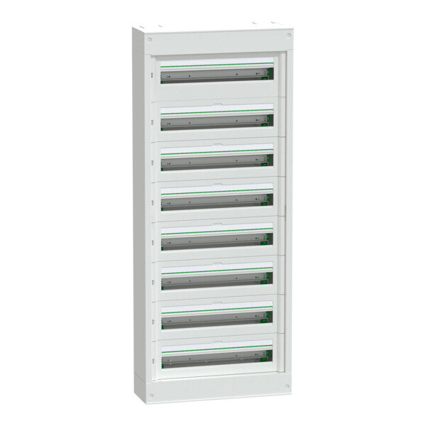 Prismaset s - coffret saillie plastique & métal 8 rangées 24 modules - Schneider Electric - LVSST824