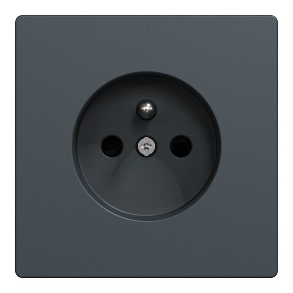 D-life - prise de courant 2p+t - fr - méca + enjoliveur - anthracite - Schneider Electric - MTN2500-6034