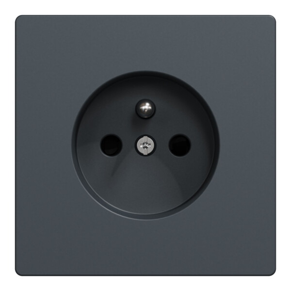 D-life - prise de courant 2p+t - fr - méca + enjoliveur - anthracite - Schneider Electric - MTN2500-6034