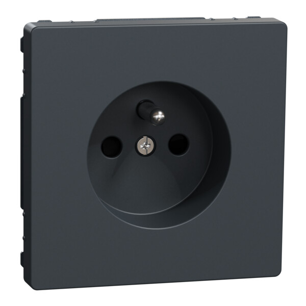 D-life - prise de courant 2p+t - fr - méca + enjoliveur - anthracite - Schneider Electric - MTN2500-6034