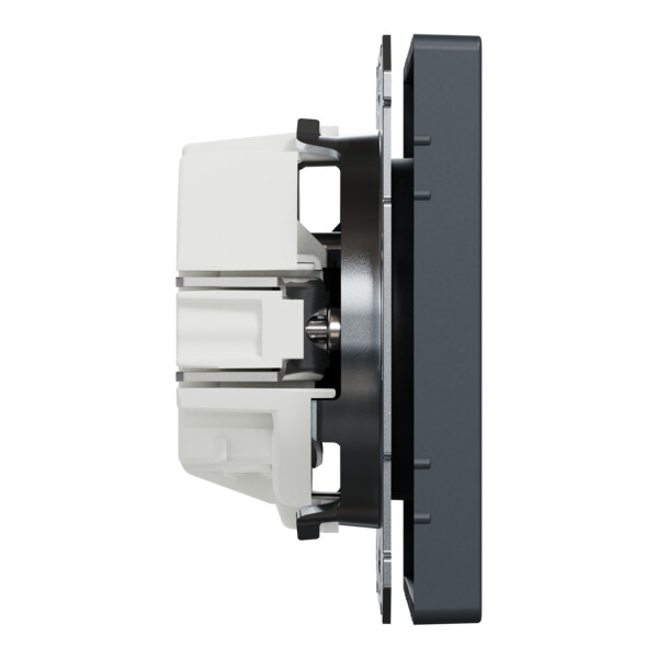 D-life - prise de courant 2p+t - fr - méca + enjoliveur - anthracite - Schneider Electric - MTN2500-6034