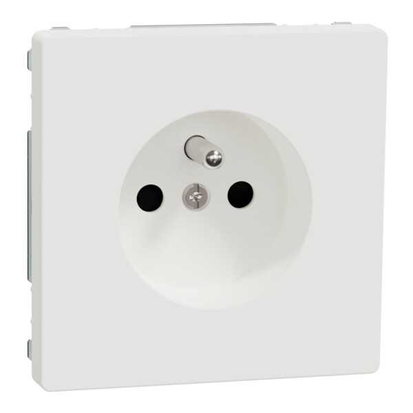 D-life - prise de courant 2p+t - fr - méca + enjoliveur - blanc lotus - Schneider Electric - MTN2500-6035