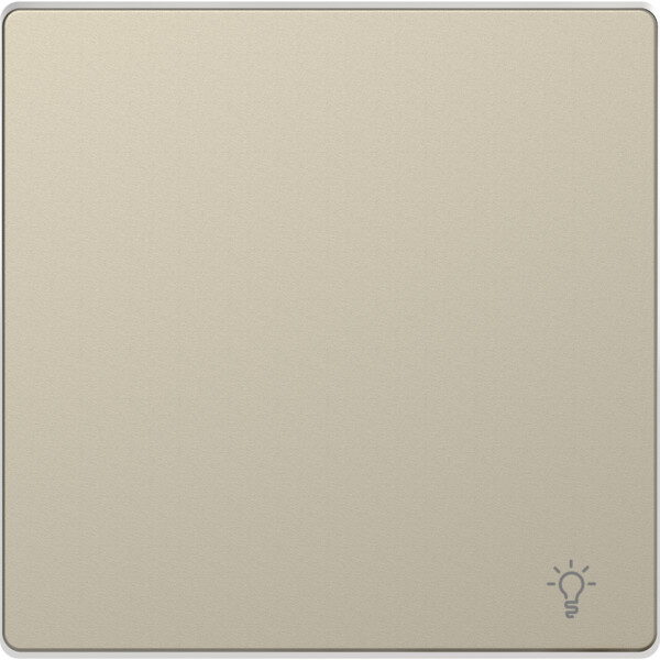 D-life - enjoliveur pour commande simple avec picto lampe - blanc sable - Schneider Electric - MTN3302-6033