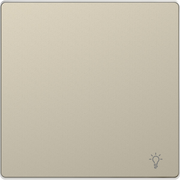 D-life - enjoliveur pour commande simple avec picto lampe - blanc sable - Schneider Electric - MTN3302-6033