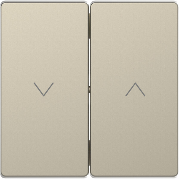 D-life - enjoliveur pour commande double volets roulants - blanc sable - Schneider Electric - MTN3855-6033