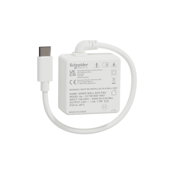 Wiser - alimentation murale hub0 2nd gen - Schneider Electric - CCT501800-0001