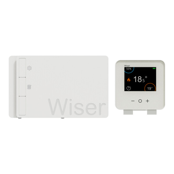 Wiser - kit thermostat connecté pour chaudière commande on/off ou opentherm - Schneider Electric - CCTFR6901G2