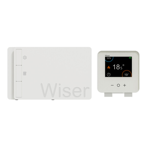 Wiser - kit thermostat connecté pour chaudière commande on/off ou opentherm - Schneider Electric - CCTFR6901G2