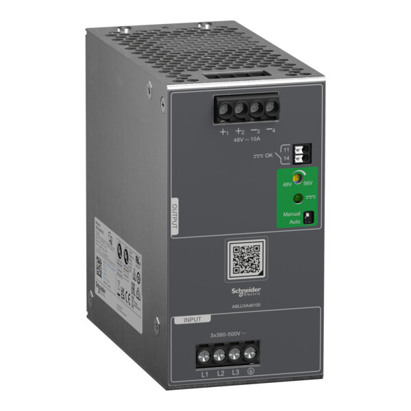 Modicon - alimentation - sortie 48vdc - 10a - 3 phases - universelle - Schneider Electric - ABLU3A48100