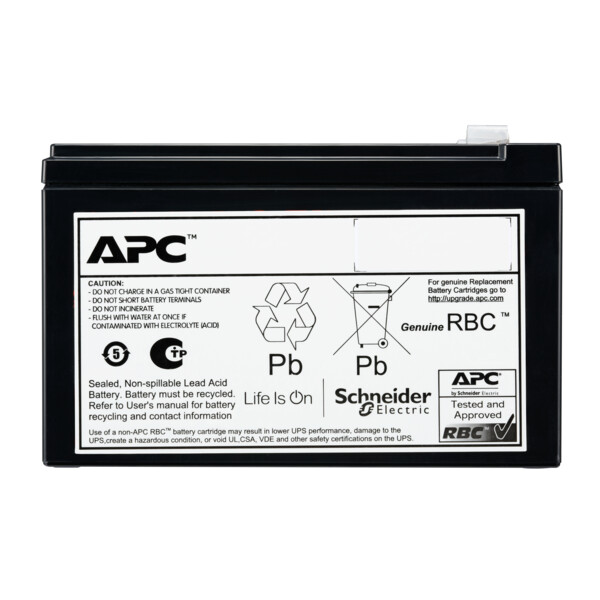 Batterie de remplacement vrla type 203 pour onduleur easy ups srv/s tour 1 kva - Schneider Electric - APCRBCV203