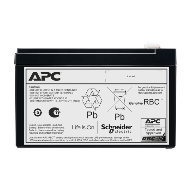 Batterie de remplacement vrla type 210 pour onduleur easy ups bv/s 650 va - Schneider Electric - APCRBCV210