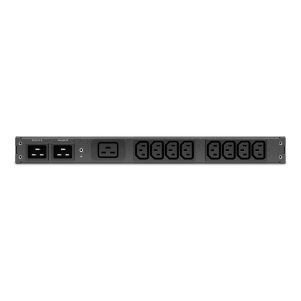 Rack ats, 230v, 16a, entrée c20, 8 sorties c13, 1 sortie c19 - Schneider Electric - AP4423A