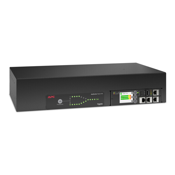 Rack ats, 230v, 32a, entrée iec 309, 16 sorties c13, 2 sorties c19 - Schneider Electric - AP4424A