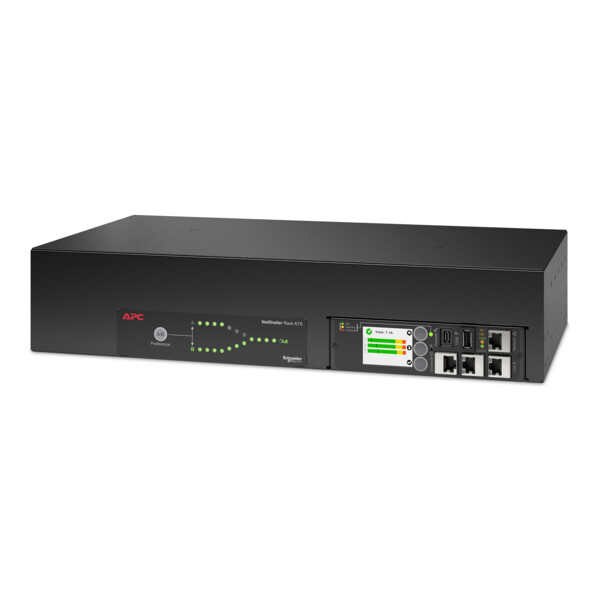 Rack ats, 230v, 32a, entrée iec 309, 16 sorties c13, 2 sorties c19 - Schneider Electric - AP4424A