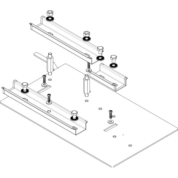Canalis platine coffret k sb pour power m - Schneider Electric - KSB63PMP