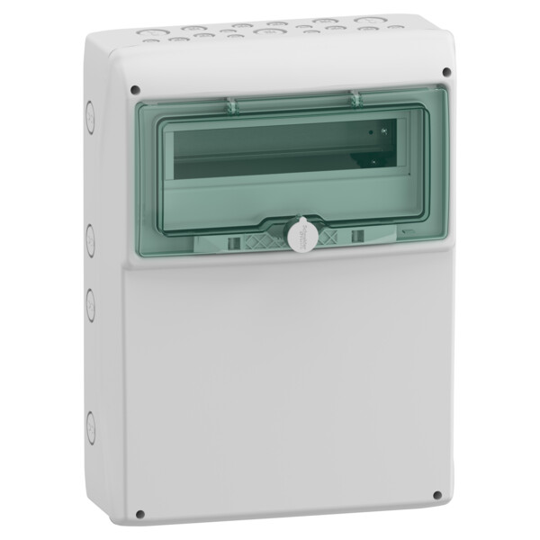 Mureva coffret polyvalent face lisse 12+1 modules 340x460mm - Schneider Electric - 13167M