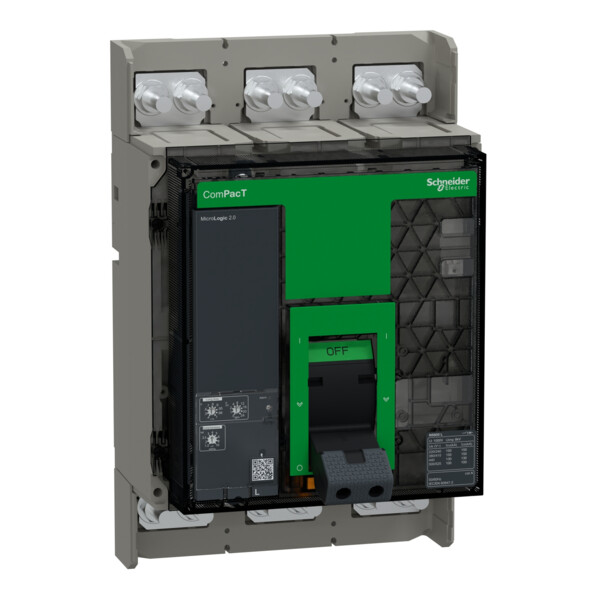 Compact ns630h - bloc coupure ss déclencheur - 630a - 3p - 70ka - fixe manuel - Schneider Electric - C063H3FM