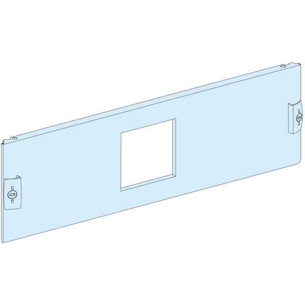 Prismaset g active - plastron mesure-3m-l600-1x 96 x 96 mm-peint. satin ral spé. - Schneider Electric - LVS03913AZ