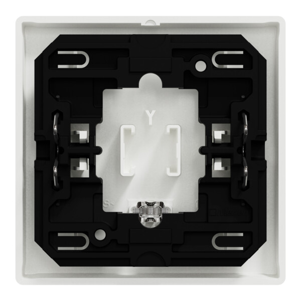 D-life - enjoliveur pour commande simple avec voyant - blanc nordic mat - Schneider Electric - MTN3320-6037