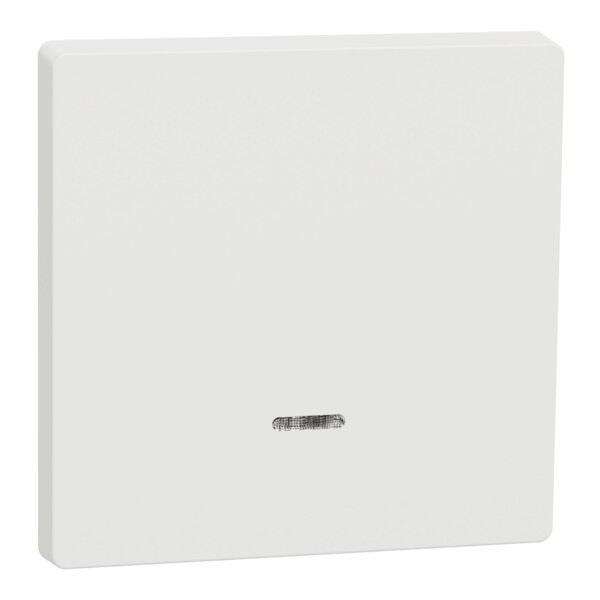 D-life - enjoliveur pour commande simple avec voyant - blanc nordic mat - Schneider Electric - MTN3320-6037