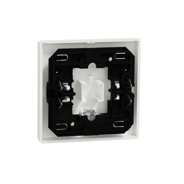D-life - enjoliveur pour commande simple avec voyant - blanc nordic mat - Schneider Electric - MTN3320-6037