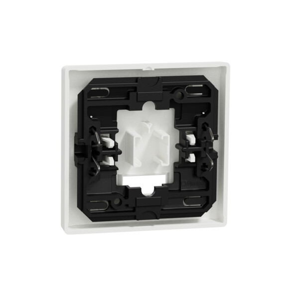 D-life - enjoliveur pr commande simple avec hublot et symboles -blanc nordic mat - Schneider Electric - MTN3350-6037