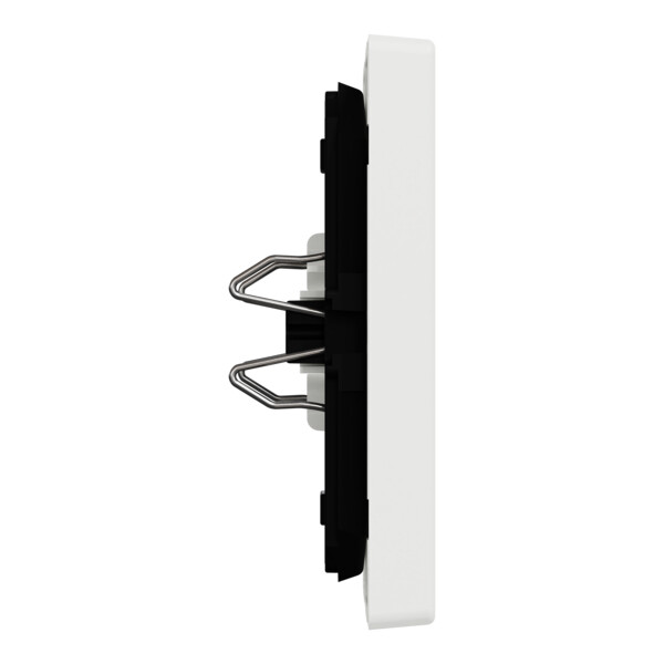 D-life - enjoliveur pour commande double sans marquage - blanc nordic mat - Schneider Electric - MTN3400-6037