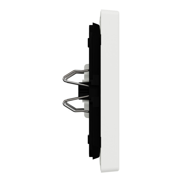 D-life - enjoliveur pour commande double sans marquage - blanc nordic mat - Schneider Electric - MTN3400-6037