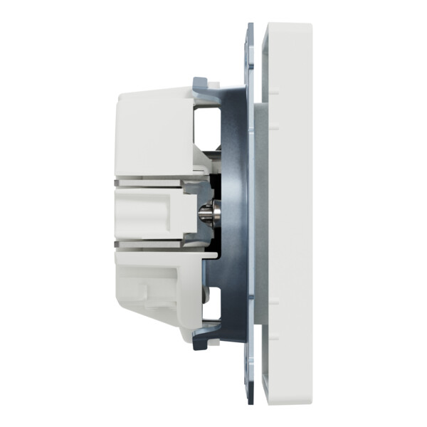 D-life - prise de courant 2p+t - fr - méca + enjoliveur - blanc nordic mat - Schneider Electric - MTN2500-6037