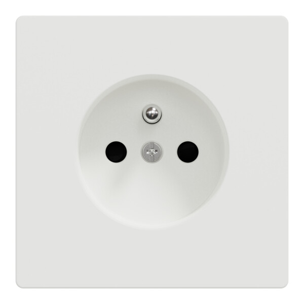 D-life - prise de courant 2p+t - fr - méca + enjoliveur - blanc nordic mat - Schneider Electric - MTN2500-6037