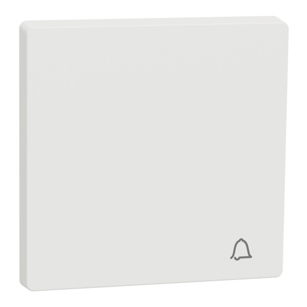 D-life - enjoliveur pour commande simple avec picto carillon - blanc nordic mat - Schneider Electric - MTN3305-6037