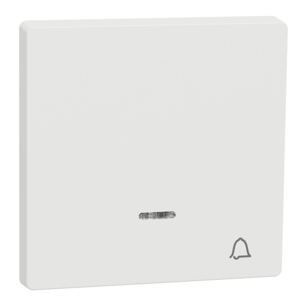 D-life - enjoliveur pr commande simple voyant picto carillon - blanc nordic mat - Schneider Electric - MTN3325-6037