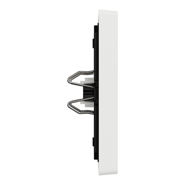 D-life - enjoliveur pour commande simple avec porte-étiquette - blanc nordic mat - Schneider Electric - MTN3360-6037