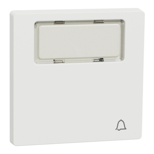 D-life - enjoliveur pr commande simple étiquet picto carillon - blanc nordic mat - Schneider Electric - MTN3365-6037