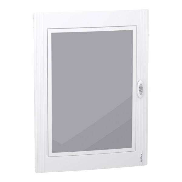 Prismaset xs - porte transparente ral9003 pour coffret saillie 4r 24 modules - Schneider Electric - LVSXDT424