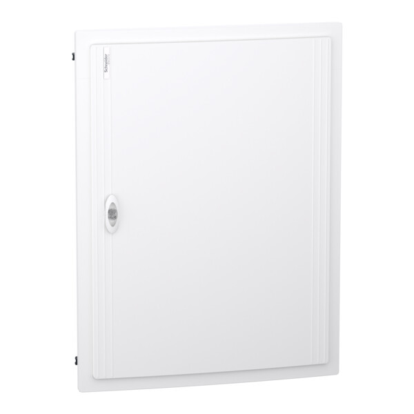 Prismaset xs - coffret plastique encastré 4 rang. 24 modules - avec porte pleine - Schneider Electric - LVSXG424