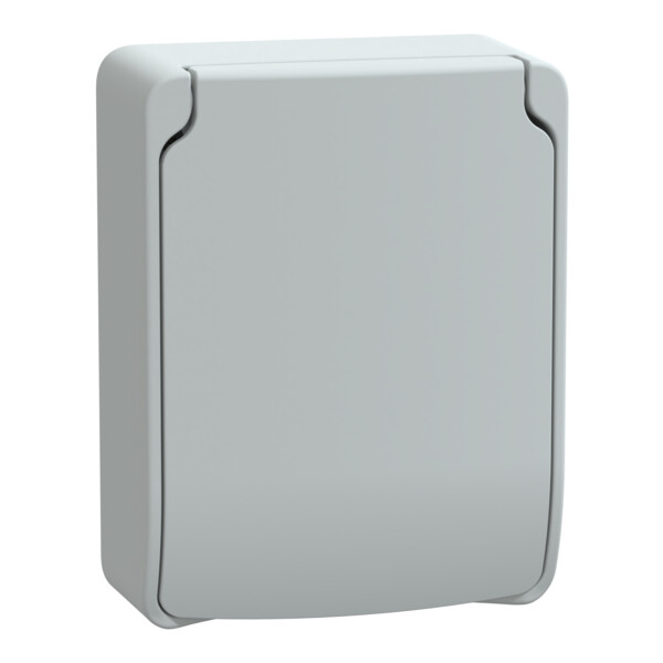 Mureva socle ip65 (volet fermé) pour 1 prise rj45 s-one - Schneider Electric - 81142F