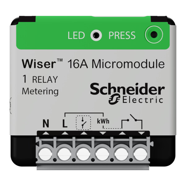 Wiser - micromodule encastré - zigbee - pour pilotage ballon eau chaude - Schneider Electric - CCTFR6730