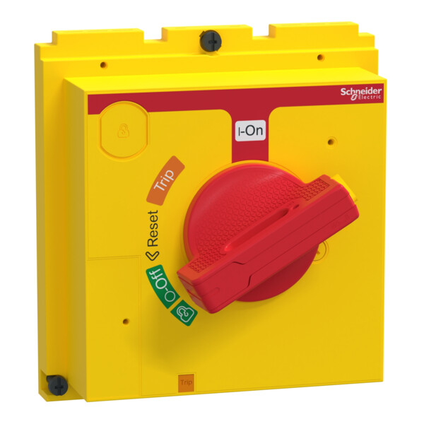 Compact nsx - commande rotative directe - poignée rouge-jaune pour nsx630 - Schneider Electric - LV432599T