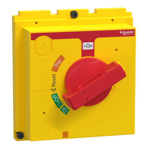 Compact nsx - commande rotative directe - poignée rouge-jaune pour nsx630 - Schneider Electric - LV432599T