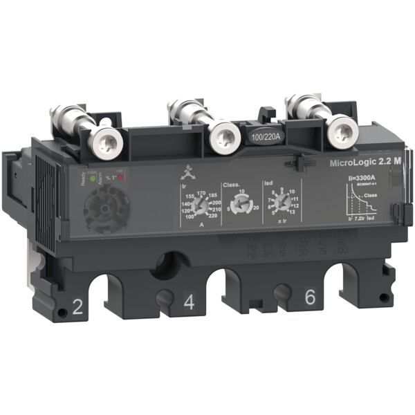 Compact nsx - déclencheur micrologic 2.2m 50a - 3p3d pour nsx100-250 - Schneider Electric - C1032M050