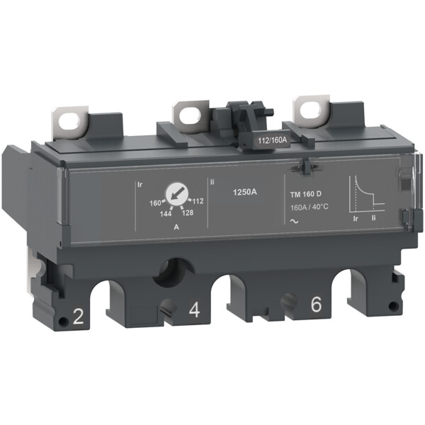Compact nsx - déclencheur thermique-magnétique - tm-d 125a - 3p3d pour nsx160 - Schneider Electric - C163TM125